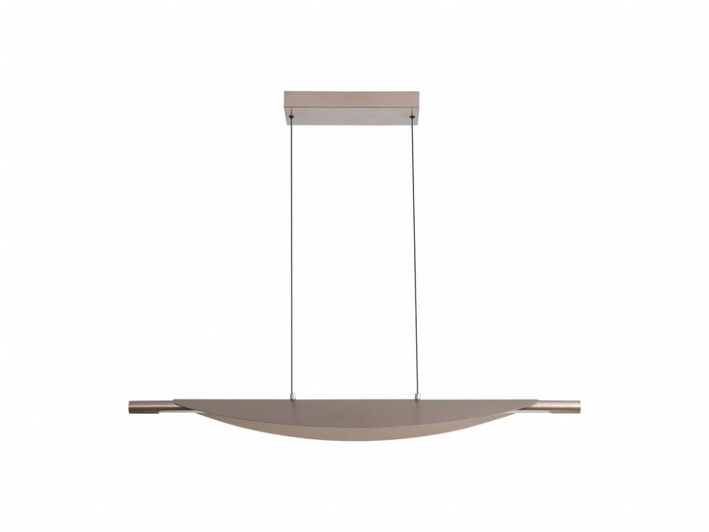 Luma 42" LED Linear Pendant in Coffee Silver